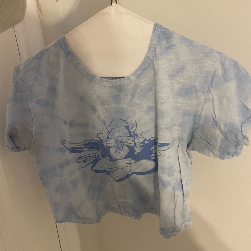 Boys Lie Light Blue Tie-Dye Short Sleeve Tee